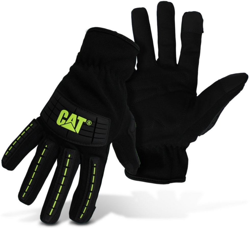 Luvas De Tela De Toque De Alto Impacto Para Homens Negros Sapatos De Gato
