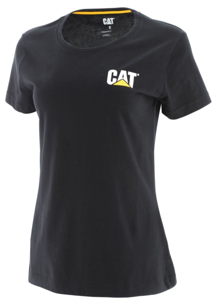 Sapato De Gato Camiseta De Marca Feminina Negra