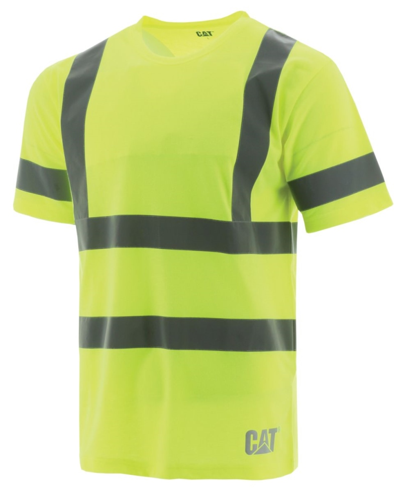 Cat Calçado Masculino Hivis Class Iii Tee Amarelo