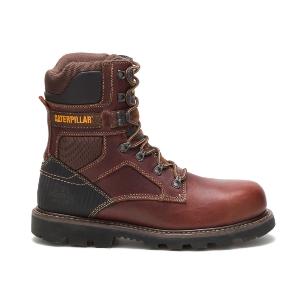 Botas De Trabalho Para Gatos Indiana 2.0 Biqueira De Aço Masculina Marrom