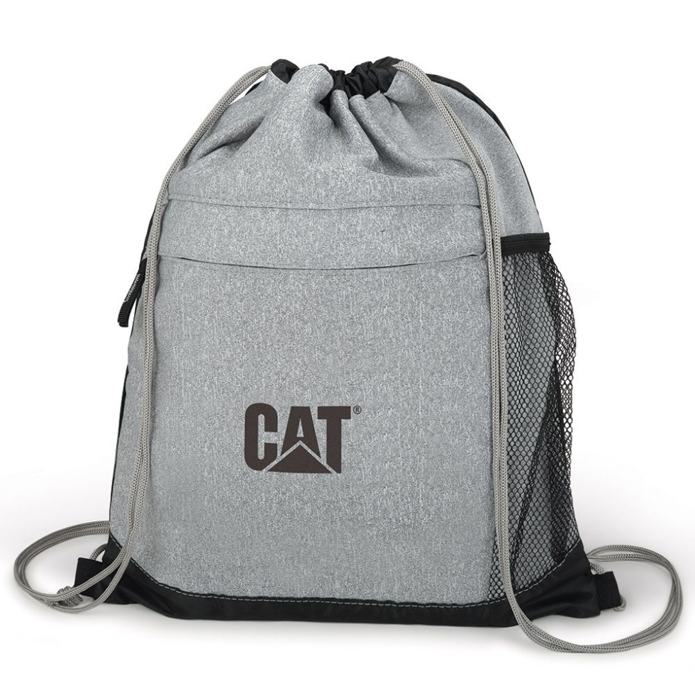 Bolsa De Cordão Cinza Urze Sapato De Gato